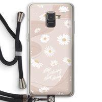 Daydreaming becomes reality: Samsung Galaxy A8 (2018) Transparant Hoesje met koord