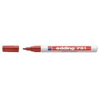 Paintmarker edding 751 oliebasis 1-2mm pastel rood