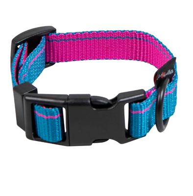 Jack and Vanilla Hondenhalsband - Nylon - Kliksluiting - Blauw - 26 cm