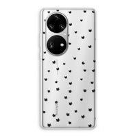 Kleine kattenkopjes: Huawei P50 Pro Transparant Hoesje