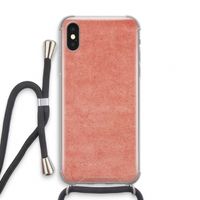 Marrakech Walls: iPhone X Transparant Hoesje met koord