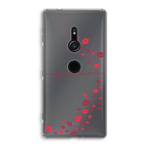 Kusjes: Sony Xperia XZ2 Transparant Hoesje