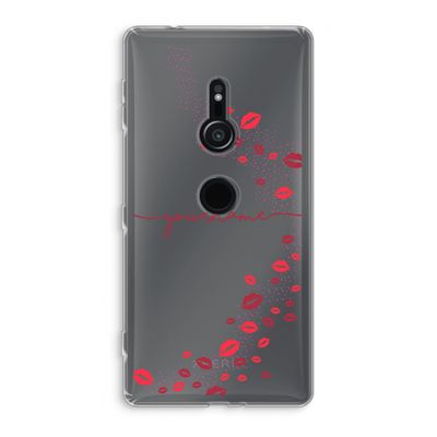 Kusjes: Sony Xperia XZ2 Transparant Hoesje