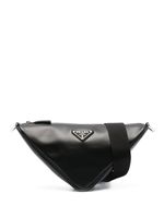 Prada sac porté épaule Triangle - Noir