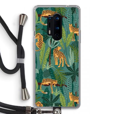 Luipaard 2: OnePlus 8 Pro Transparant Hoesje met koord