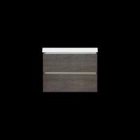 Onderkast Sanilux Trendline Met Greeplijst Aluminium 60x47x52 cm Silver Oak Sanilux Onderkast Sanilux Trendline Met Greeplijst Aluminium 60x47x52 cm Silver Oak Sanilux