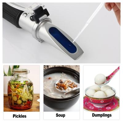 Refractometer optische zoutgehalte concentratie handheld hoge precisie meetinstrument RZ112 0 ~ 28%