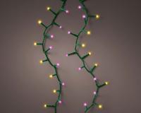 LED compactl1600 cm-750L groen/roze kerstverlichting - Lumineo