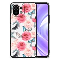 Xiaomi 11 Lite 5G NE | Mi 11 Lite Bloemen Hoesje Butterfly Roses
