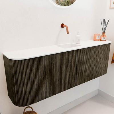 Toiletmeubel Mondiaz Joya | 123.2 cm | Meubelkleur Shadow | Faye wastafel Talc Midden | Zonder kraangat(en) Toiletmeubel Mondiaz Joya | 123.2 cm | Meubelkleur Shadow | Faye wastafel Talc Midden | Zonder kraangat(en)