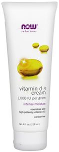 NOW Foods Vitamin D-3 Cream 1,000 IU per gram bodycrème 118 g