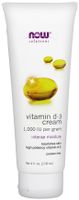 NOW Foods Vitamin D-3 Cream 1,000 IU per gram bodycrème 118 g - thumbnail