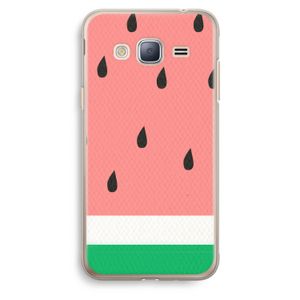 Watermeloen: Samsung Galaxy J3 (2016) Transparant Hoesje