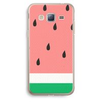 Watermeloen: Samsung Galaxy J3 (2016) Transparant Hoesje