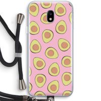Dancing avocados: Samsung Galaxy J3 (2017) Transparant Hoesje met koord