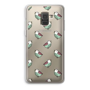 Vogeltjes: Samsung Galaxy A8 (2018) Transparant Hoesje