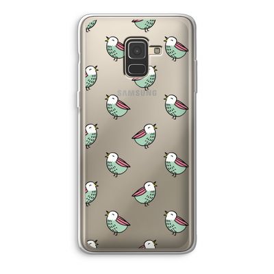Vogeltjes: Samsung Galaxy A8 (2018) Transparant Hoesje