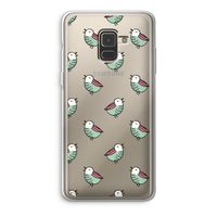 Vogeltjes: Samsung Galaxy A8 (2018) Transparant Hoesje