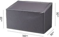 AeroCover loungebankhoes hoge rug 140x90x65/90cm