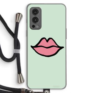 Kusje: OnePlus Nord 2 5G Transparant Hoesje met koord
