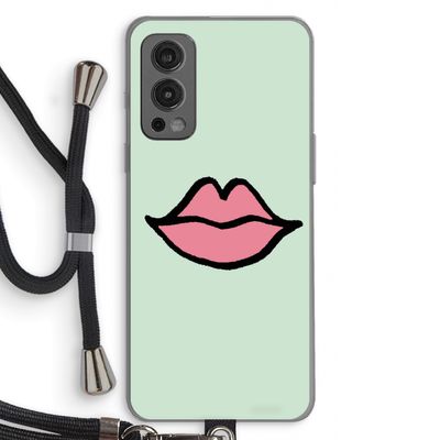 Kusje: OnePlus Nord 2 5G Transparant Hoesje met koord