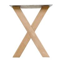 Set X-poten massief eiken 32 x 5 cm en hoogte 40 cm (5 x 5 cm) Set X-poten massief eiken 32 x 5 cm en hoogte 40 cm (5 x 5 cm)