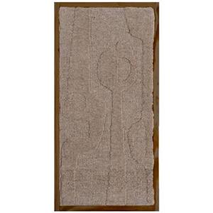 Home67 - Wanddecoratie Devin Beige - Wool Hanging 40 x 80 cm