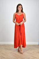 Joseph jurk Daniele verstelbare bandjes gekreukelde textuur rood