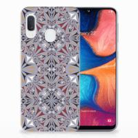 Samsung Galaxy A20e | TPU | Siliconen hoesje | Flower Tiles