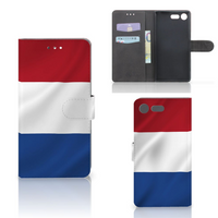 Sony Xperia XZ Premium Bookstyle Case Nederlandse Vlag - thumbnail
