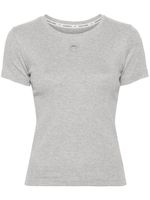 Marine Serre t-shirt en coton à logo Crescent Moon - Gris