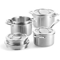 BK Twist 4-delige set deksel Pan Zilver BK Twist 4-delige set deksel Pan Zilver
