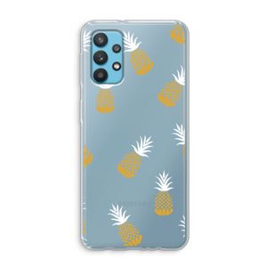 Ananasjes: Samsung Galaxy A32 4G Transparant Hoesje