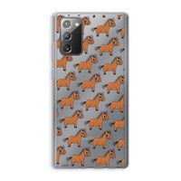 Pony: Samsung Galaxy Note 20 / Note 20 5G Transparant Hoesje