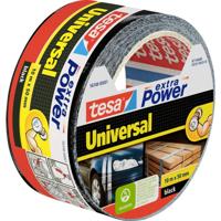 tesa UNIVERSAL 56348-00001-05 Textieltape tesa extra Power Zwart (l x b) 10 m x 50 mm 1 stuk(s)