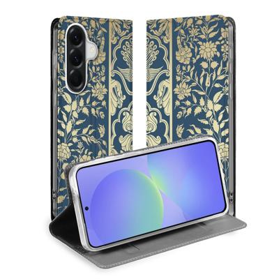 Book Case Samsung Galaxy A37 Beige Flowers Book Case Samsung Galaxy A37 Beige Flowers