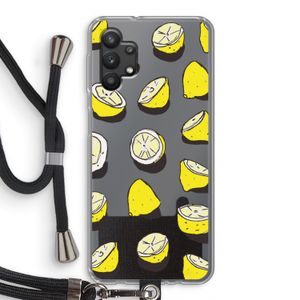 When Life Gives You Lemons...: Samsung Galaxy A32 5G Transparant Hoesje met koord