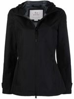 Woolrich imperméable à patch logo - Noir