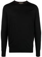 Loro Piana fine-knit virgin-wool jumper - Noir