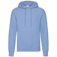 Fruit of the Loom capuchon sweater - lichtblauw - volwassenen - Classic Hooded Sweat - Hoodie - thumbnail