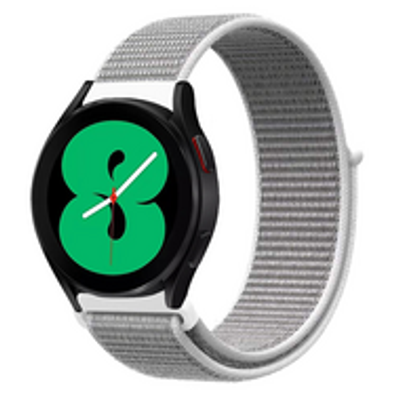 Sport Loop nylon bandje - Grijs - Samsung Galaxy Watch 4 - 40mm / 44mm