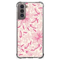 Samsung Galaxy S21 Case Pink Flowers