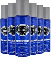 Brut Brut Deospray - Oceans 200 ml. 6 x Voordeelpak