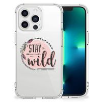 Apple iPhone 13 Pro Stevig Bumper Hoesje Boho Stay Wild - thumbnail