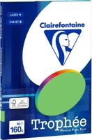 Grasgroen A4 papier 160 gram 50 vel Clairefontaine Trophée