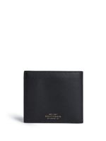 Smythson portefeuille pliant Panama en cuir - Noir - thumbnail