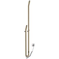 Elektrische Radiator Sapho Duopasso Met Timer 12,2x170 cm 45W Geborsteld Goud Sapho