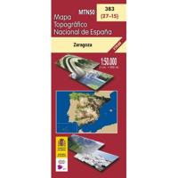 Topografische kaart 383 MT50 Zaragoza | CNIG - Instituto Geográfico Nacional1