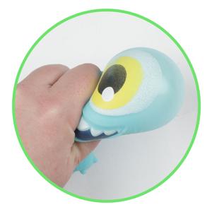 Toi-Toys stressbal puffermonster eenoog