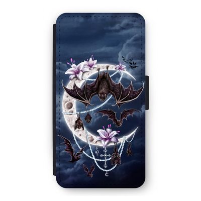 Vleermuizen Maan: iPhone 12 Pro Flip Hoesje